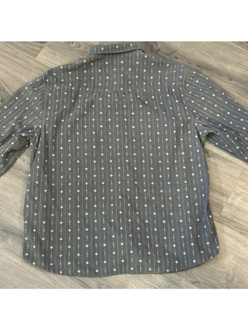 Pendleton Shirt Men XL Slate Pinwale Corduroy Geometric Button Up Western Casual - Picture 3 of 13